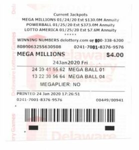 American Mega Millions lottery