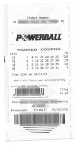 powerball hot and cold numbers